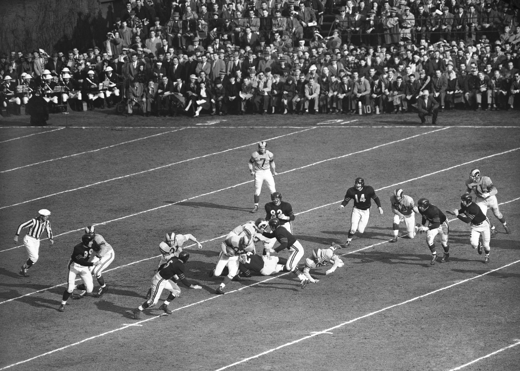 Football pro Games 19571 Chicago vs Los Angeles